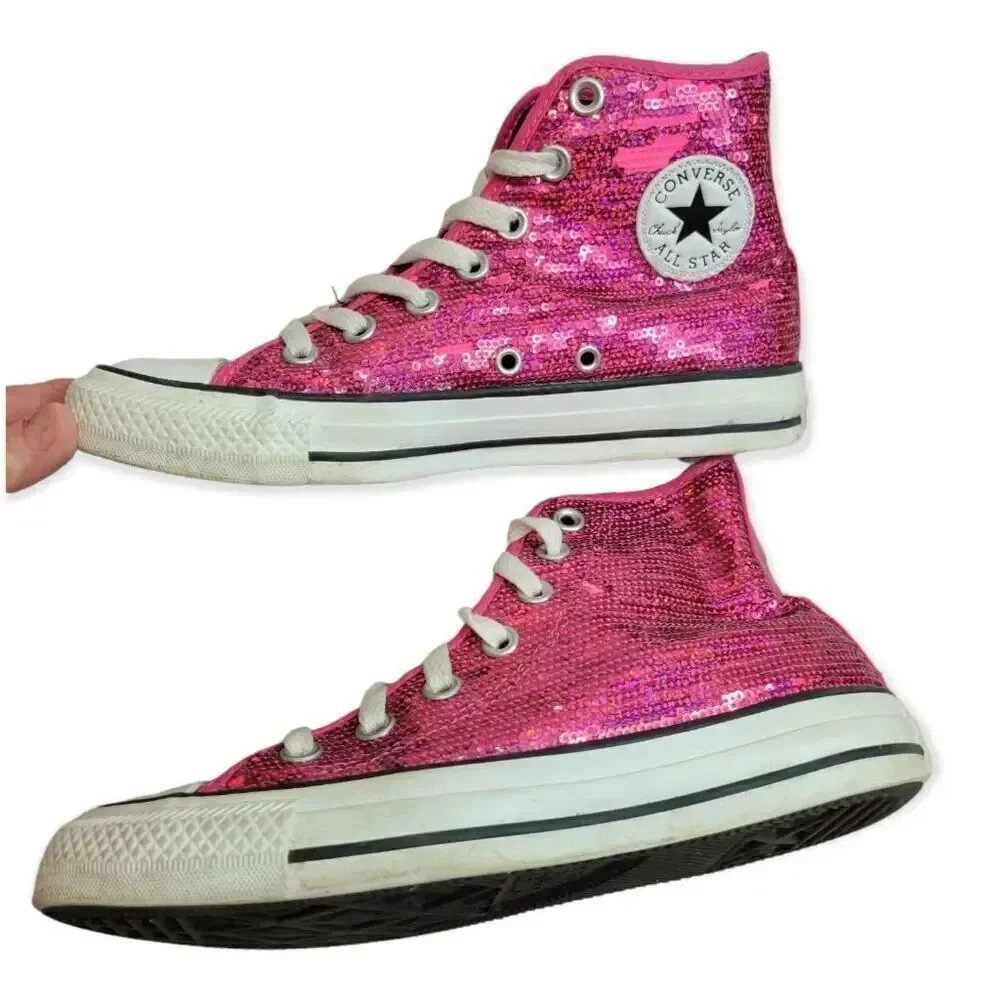 Converse sequin sneakers 4